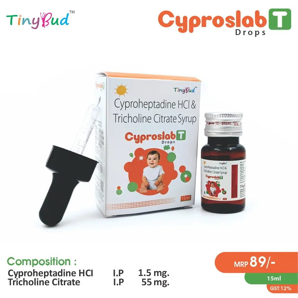 Cyproheptadine (1.5mg) + Tricholine Citrate (55mg) at the best price in PCD Pharma Franchise for Appetite Stimulant